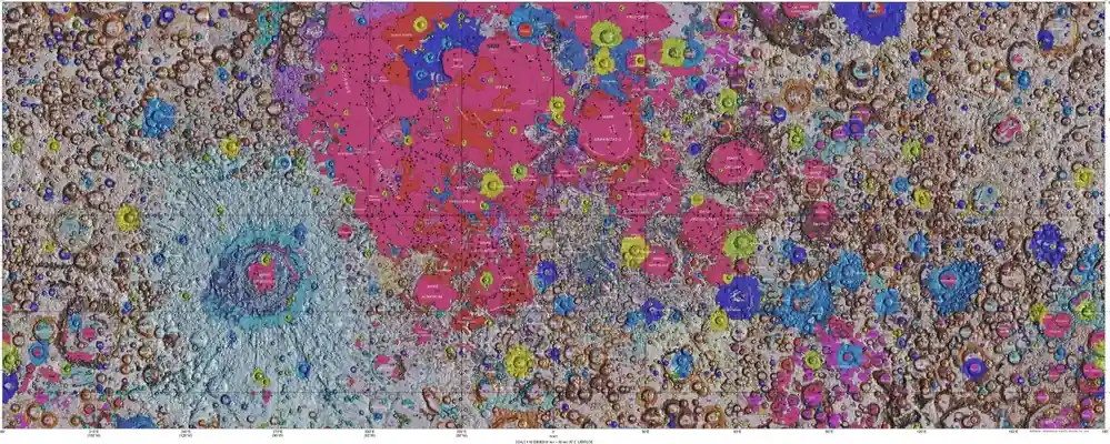 USGS Unified Geologic Map of the Moon